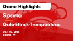 Sparta  vs Gale-Ettrick-Trempealeau  Game Highlights - Dec. 28, 2020