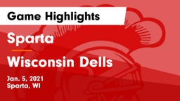 Sparta  vs Wisconsin Dells  Game Highlights - Jan. 5, 2021