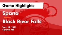 Sparta  vs Black River Falls  Game Highlights - Jan. 19, 2021