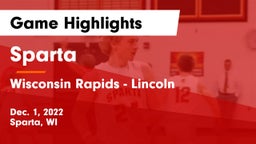Sparta  vs Wisconsin Rapids - Lincoln  Game Highlights - Dec. 1, 2022