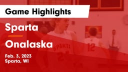 Sparta  vs Onalaska  Game Highlights - Feb. 3, 2023