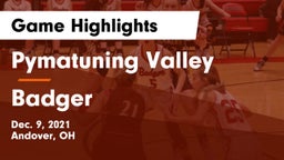 Pymatuning Valley  vs Badger Game Highlights - Dec. 9, 2021