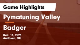 Pymatuning Valley  vs Badger Game Highlights - Dec. 11, 2023