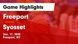 Freeport  vs Syosset  Game Highlights - Jan. 17, 2020