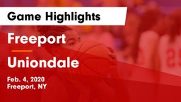 Freeport  vs Uniondale  Game Highlights - Feb. 4, 2020