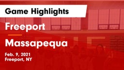 Freeport  vs Massapequa  Game Highlights - Feb. 9, 2021