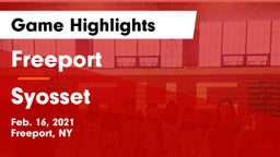 Freeport  vs Syosset  Game Highlights - Feb. 16, 2021