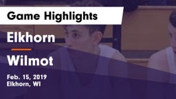 Elkhorn  vs Wilmot  Game Highlights - Feb. 15, 2019