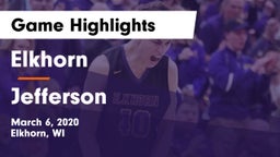 Elkhorn  vs Jefferson  Game Highlights - March 6, 2020