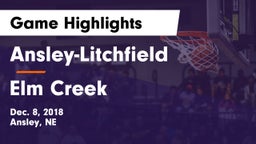 Ansley-Litchfield  vs Elm Creek  Game Highlights - Dec. 8, 2018