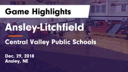 Ansley-Litchfield  vs Central Valley Public Schools Game Highlights - Dec. 29, 2018