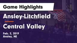 Ansley-Litchfield  vs Central Valley Game Highlights - Feb. 2, 2019