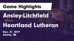 Ansley-Litchfield  vs Heartland Lutheran  Game Highlights - Dec. 27, 2019