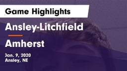 Ansley-Litchfield  vs Amherst  Game Highlights - Jan. 9, 2020