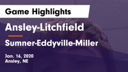 Ansley-Litchfield  vs Sumner-Eddyville-Miller  Game Highlights - Jan. 16, 2020