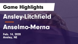 Ansley-Litchfield  vs Anselmo-Merna  Game Highlights - Feb. 14, 2020