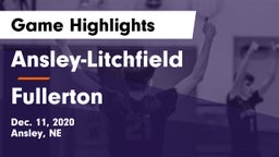 Ansley-Litchfield  vs Fullerton  Game Highlights - Dec. 11, 2020