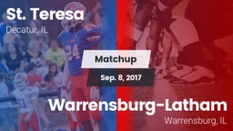 Matchup: St. Teresa High vs. Warrensburg-Latham  2017