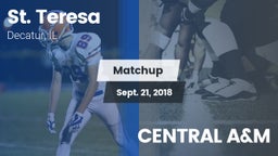 Matchup: St. Teresa High vs. CENTRAL A&M 2018