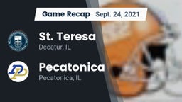 Recap: St. Teresa  vs. Pecatonica  2021