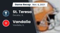 Recap: St. Teresa  vs. Vandalia  2021