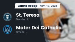 Recap: St. Teresa  vs. Mater Dei Catholic  2021