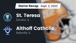 Recap: St. Teresa  vs. Althoff Catholic  2022