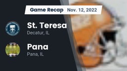 Recap: St. Teresa  vs. Pana  2022