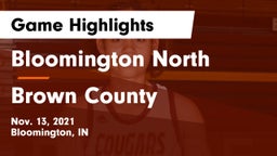 Bloomington North  vs Brown County  Game Highlights - Nov. 13, 2021