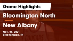 Bloomington North  vs New Albany  Game Highlights - Nov. 23, 2021