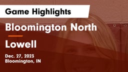 Bloomington North  vs Lowell  Game Highlights - Dec. 27, 2023