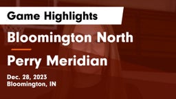 Bloomington North  vs Perry Meridian  Game Highlights - Dec. 28, 2023