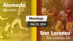 Matchup: Alameda  vs. San Lorenzo  2016