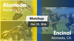 Matchup: Alameda  vs. Encinal  2016