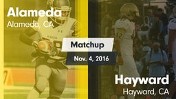 Matchup: Alameda  vs. Hayward  2016