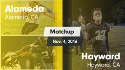 Matchup: Alameda  vs. Hayward  2016