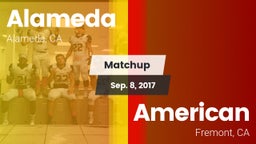 Matchup: Alameda  vs. American  2017