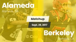 Matchup: Alameda  vs. Berkeley  2017