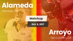 Matchup: Alameda  vs. Arroyo  2017