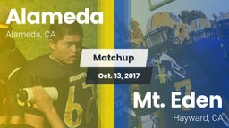 Matchup: Alameda  vs. Mt. Eden  2017