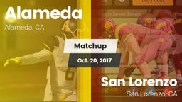 Matchup: Alameda  vs. San Lorenzo  2017