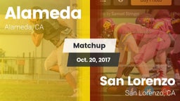 Matchup: Alameda  vs. San Lorenzo  2017