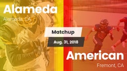 Matchup: Alameda  vs. American  2018