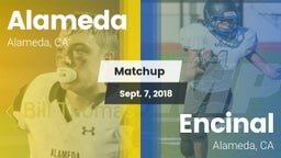 Matchup: Alameda  vs. Encinal  2018