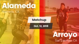 Matchup: Alameda  vs. Arroyo  2018