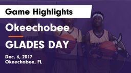 Okeechobee  vs GLADES DAY Game Highlights - Dec. 6, 2017