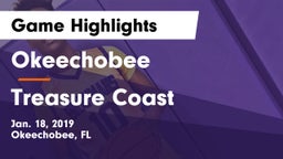 Okeechobee  vs Treasure Coast  Game Highlights - Jan. 18, 2019