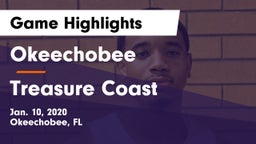 Okeechobee  vs Treasure Coast  Game Highlights - Jan. 10, 2020
