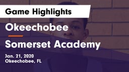 Okeechobee  vs Somerset Academy Game Highlights - Jan. 21, 2020