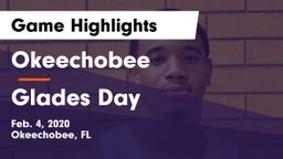 Okeechobee  vs Glades Day Game Highlights - Feb. 4, 2020